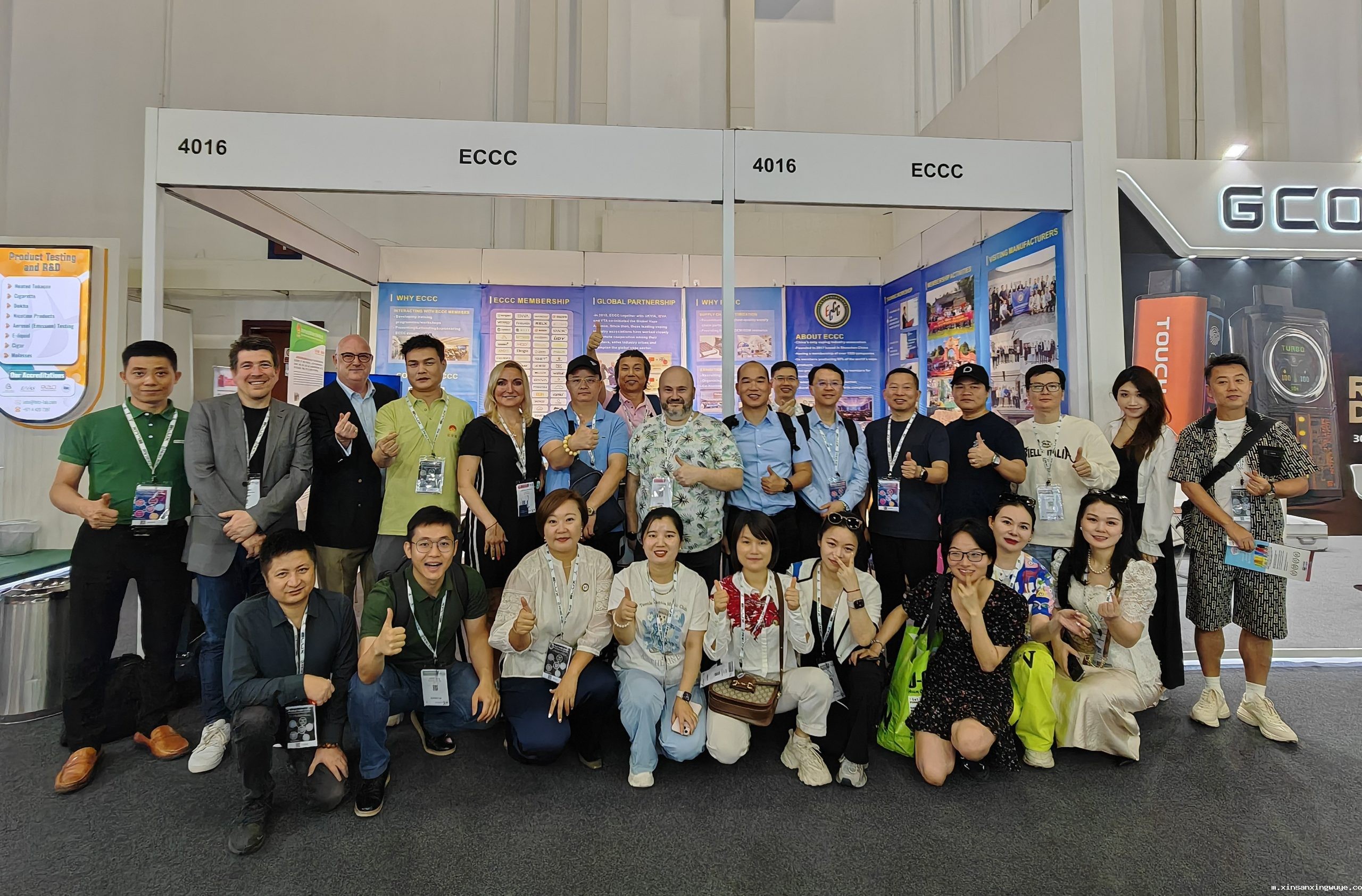 ECCC亮相迪拜World Vape Show，全方位服务会员企业